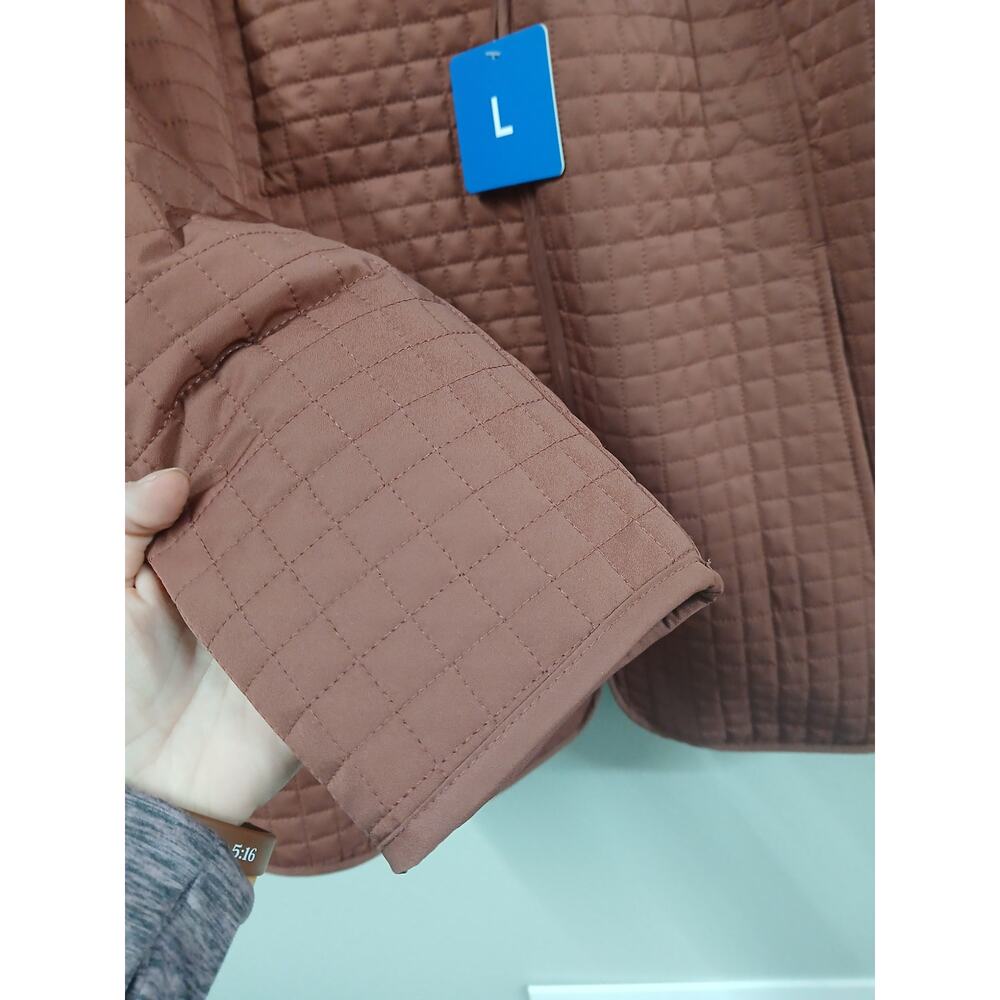 Lands' End Women's Quilted Jacket LG - Picture 5 of 10